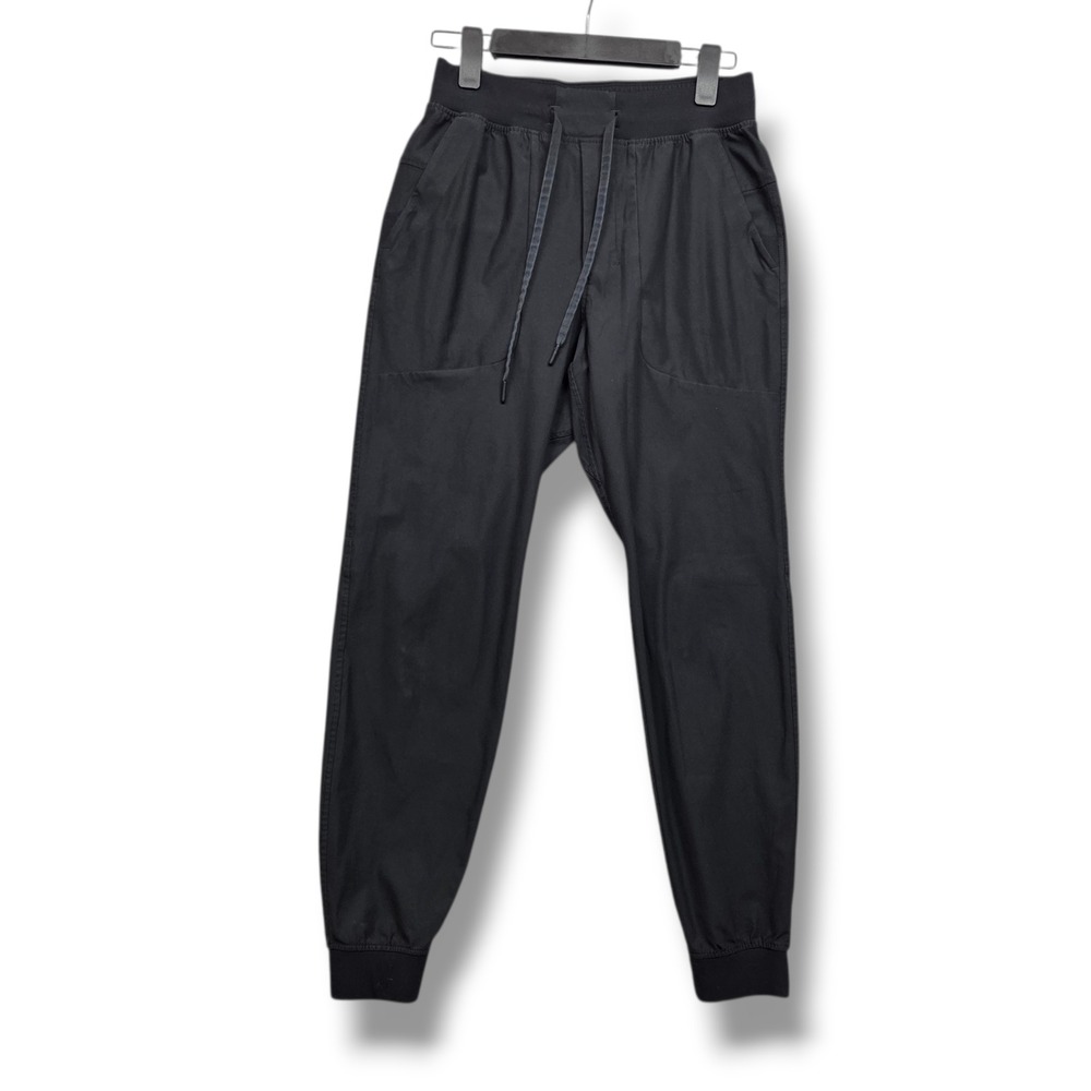 Lululemon ABC Jogger Mens Small Black Warpstreme‎ 29" M5A85S SCUFF